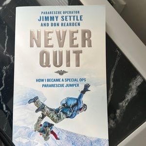 Never quit is the true story book of how a boy from humble beginnings bcm a hero